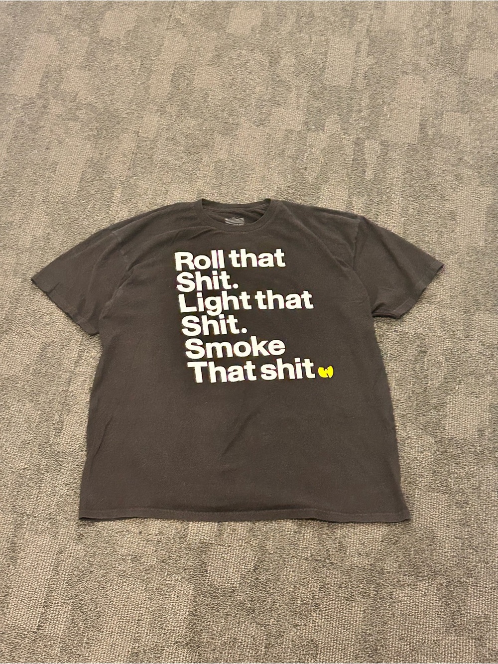 Wu-Tang Clan brand limited black cotton tee